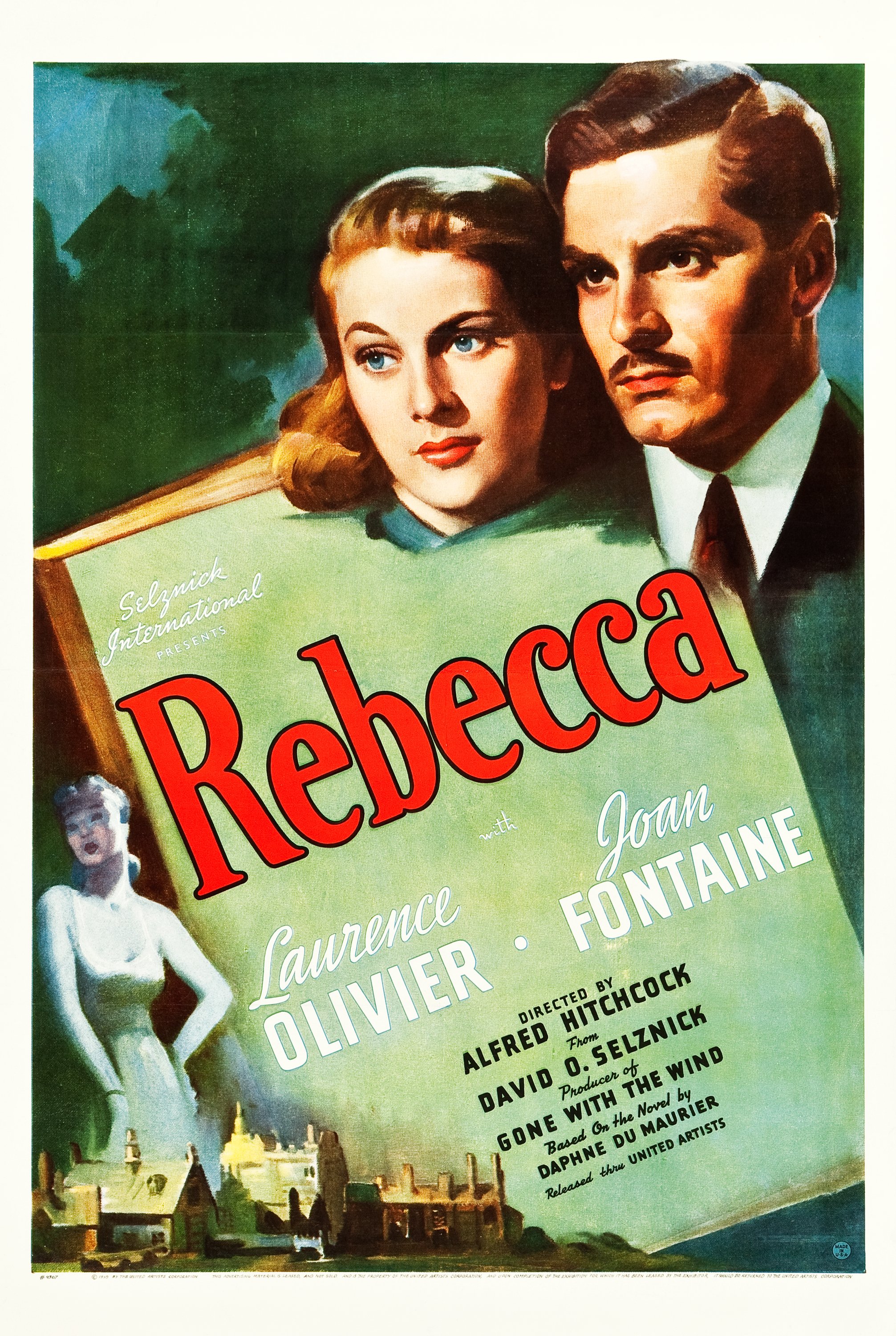 Póster original de Rebeca (1940)