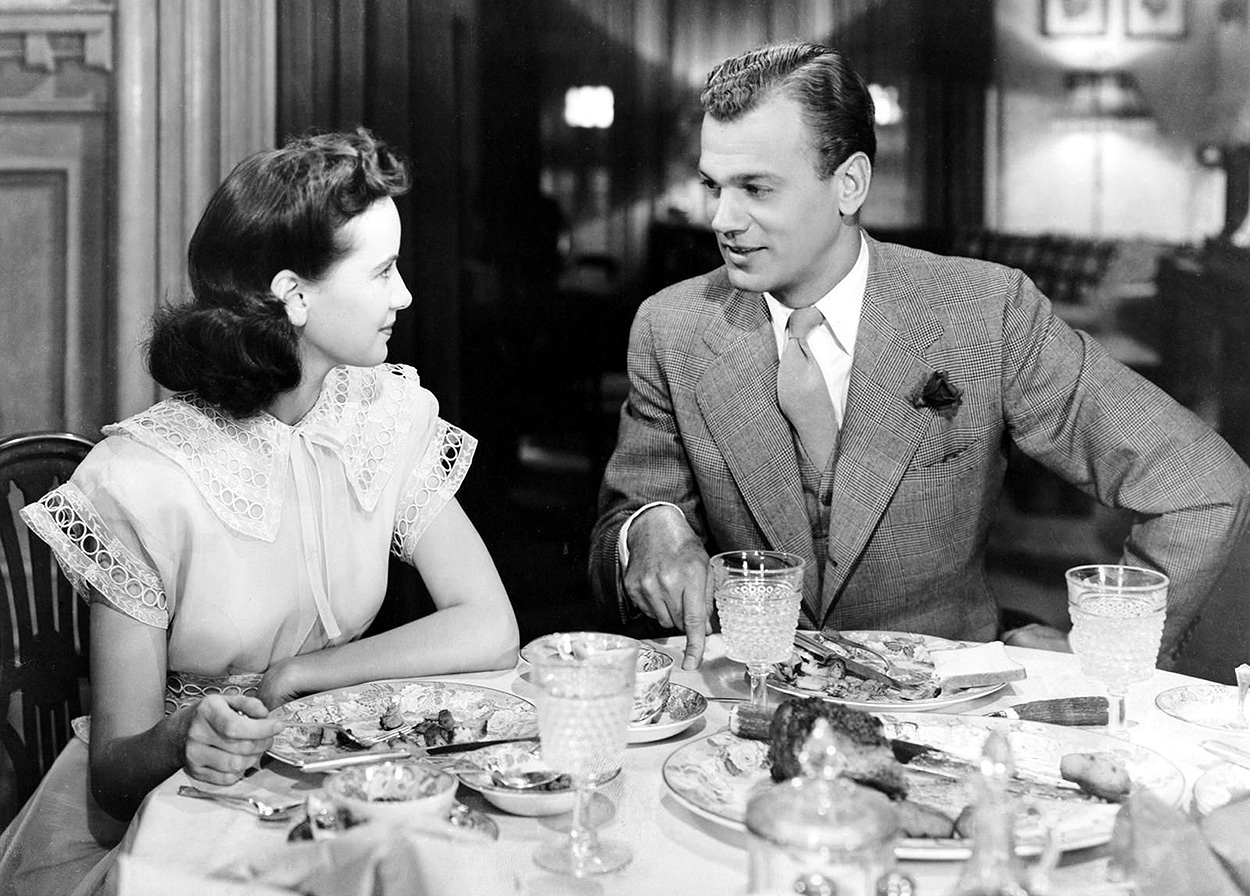 Joseph Cotten y Teresa Wright