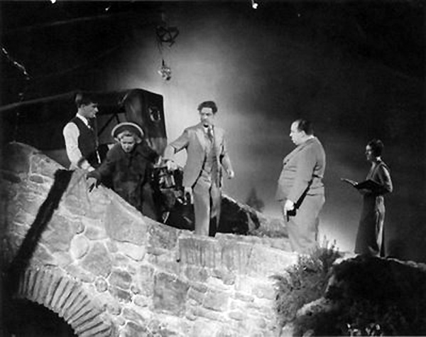 Hitchcock rodaje